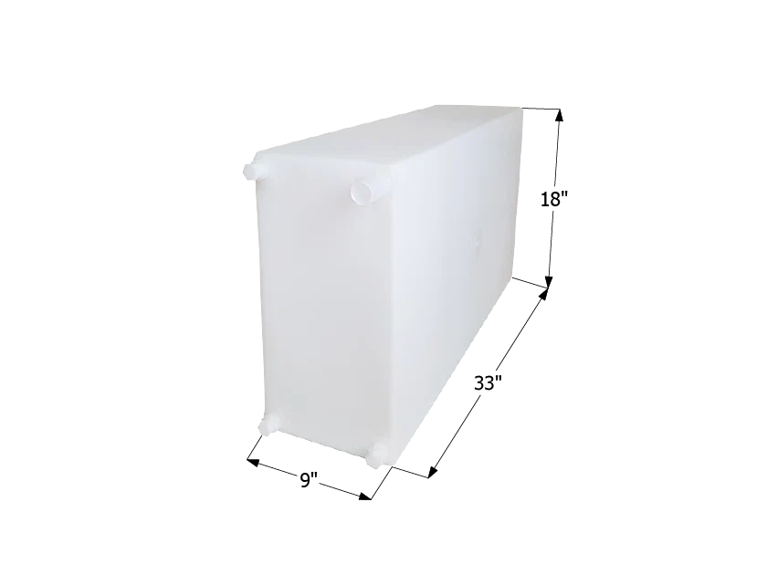 Icon 12455 20 Gallon Fresh Water Holding Tank, 33" Length x 18" Width x 9" Height – image 1