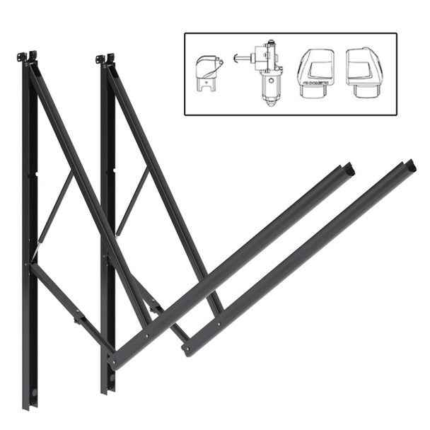 Dometic 8962002.400UL RV Power Awning Arm Set Dometic 9200 Black Standard – image 1