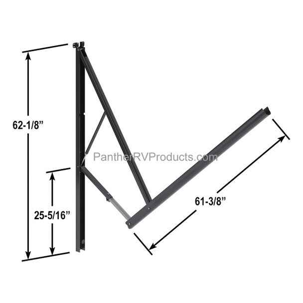 Dometic 8952001.400UL 9100 Power Awning Arm Set, Black, (910/915/917) – image 3