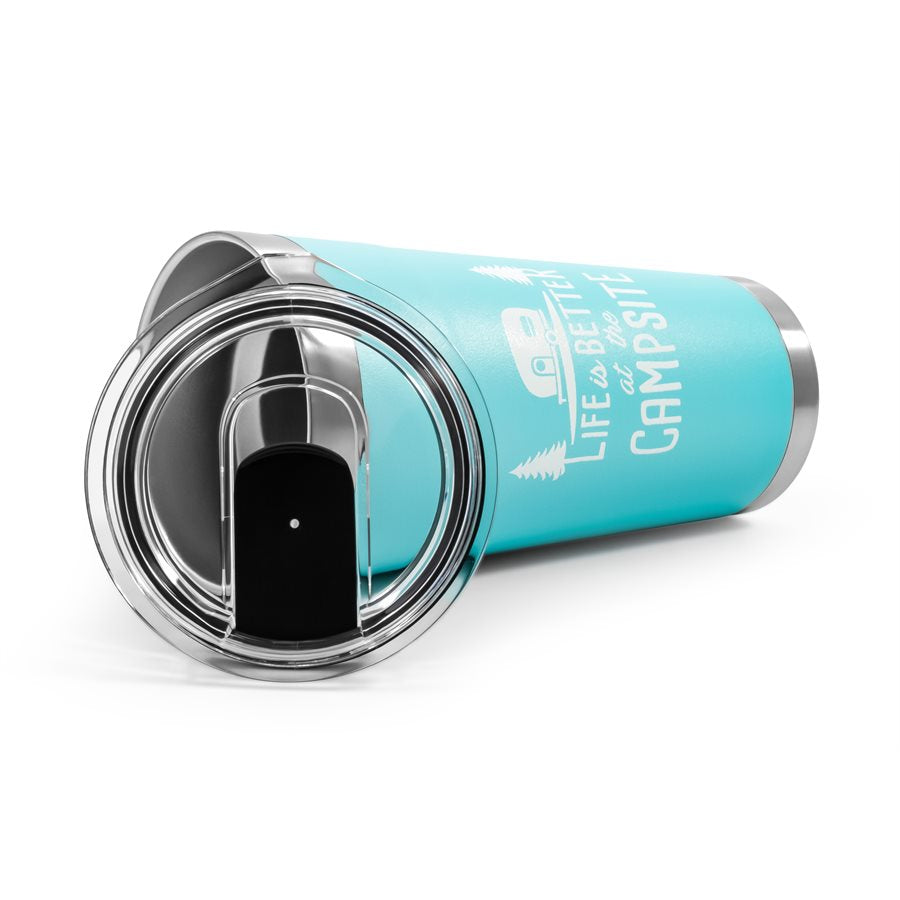 Camco 20 oz Insulated Travel Mug - Cool Blue – 53057