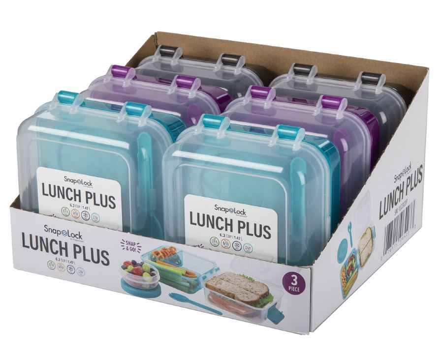 Progressive International SNL1023CDP 6.2-Cup Rectangular Lunch Cube