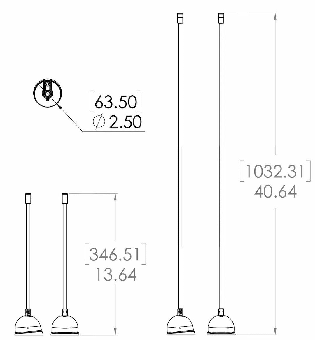 Lumitec 101584 Contour Retractable-Base Anchor Light