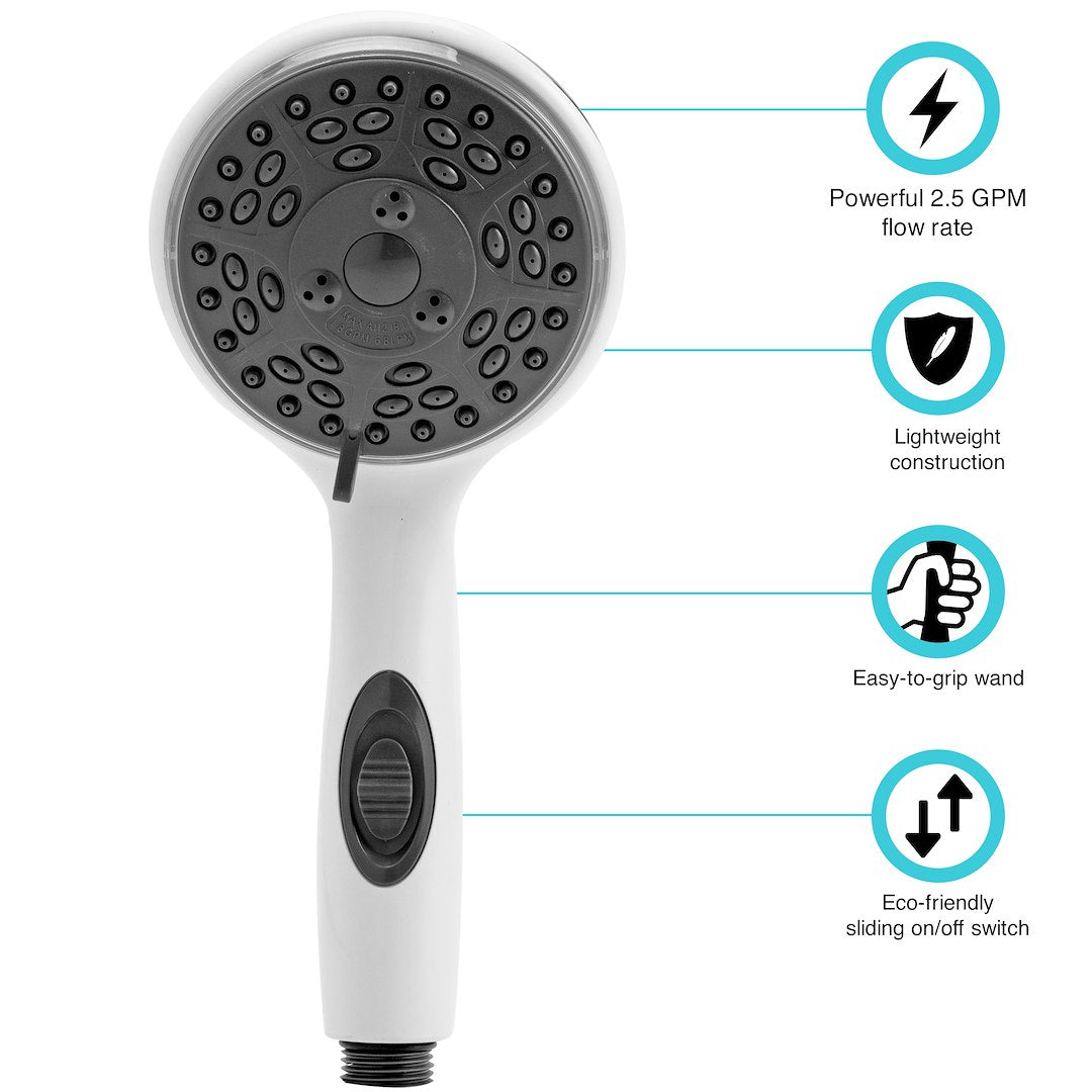 Dura Faucet Df-Sa432-Wt Shower Head - image 5