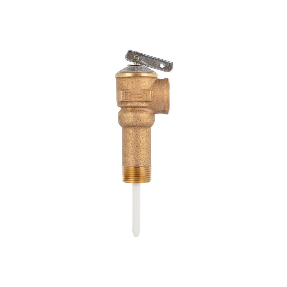 Camco 10493 Extended-Shank T&P Valve, 210°F/150 PSI - image 1