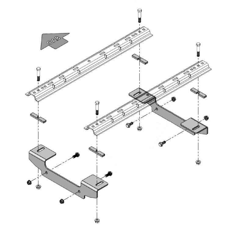 Demco Rv 8552037 Fifth Wheel Trailer Hitch Mount Kit