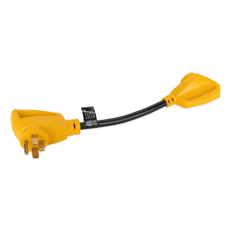 Camco 55175 Power Adapter - 14-50P to TT-30R, 18 in