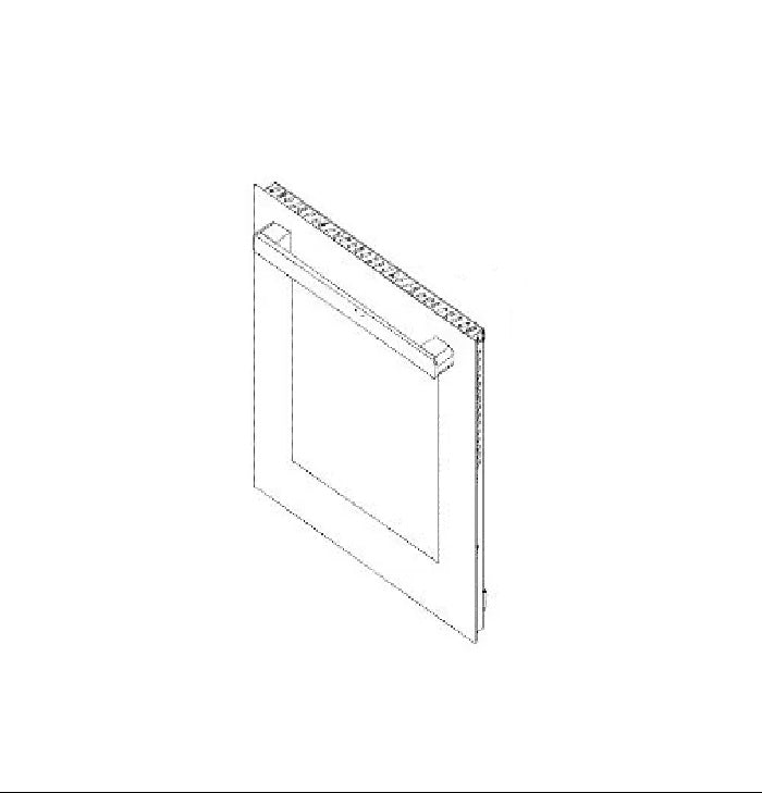 Ge Appliances Wb21x43672 Microwave Oven Door - image 2