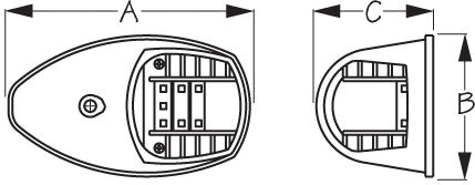 Sea Dog 400073-1 Bi-Color Navigation Side Light