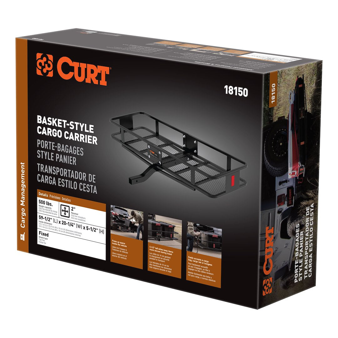 Curt 18150 Trailer Hitch Cargo Carrier - image 8