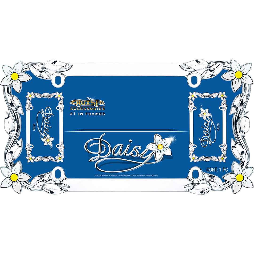 Cruiser License Plate Frame - Daisy, Automotive β 19130