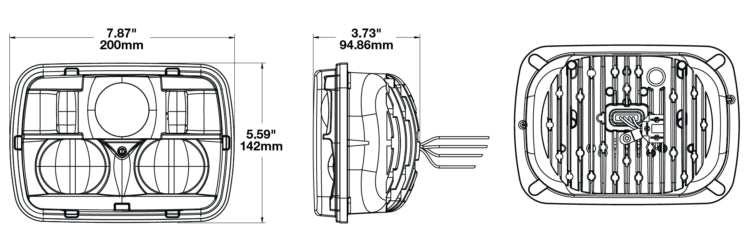 J.W. Speaker 0554491 8900 Evolution 2 LED Headlamp