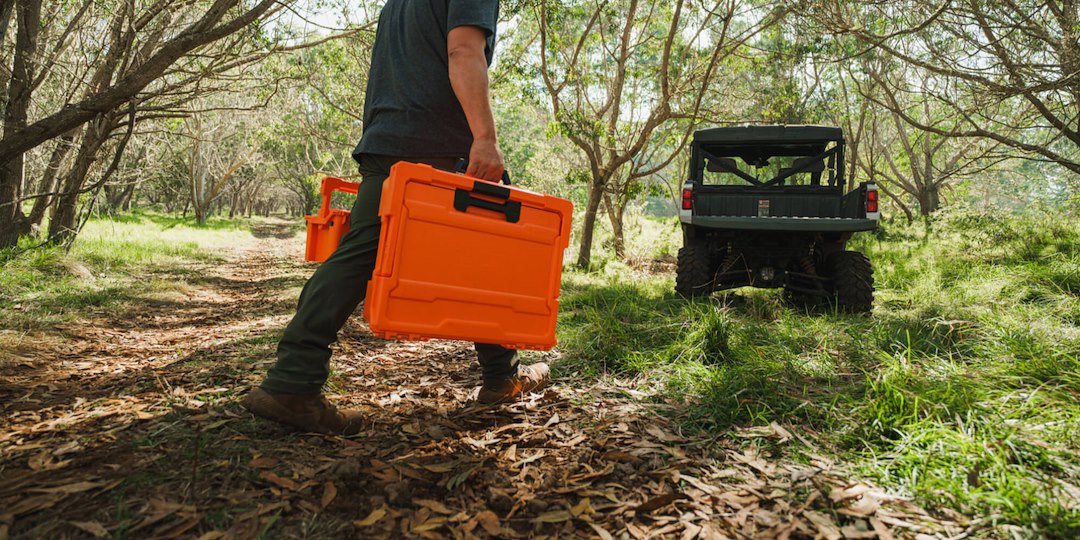 Decked A0020-HRAK-ORG Halfrack 32 Portable Storage Box