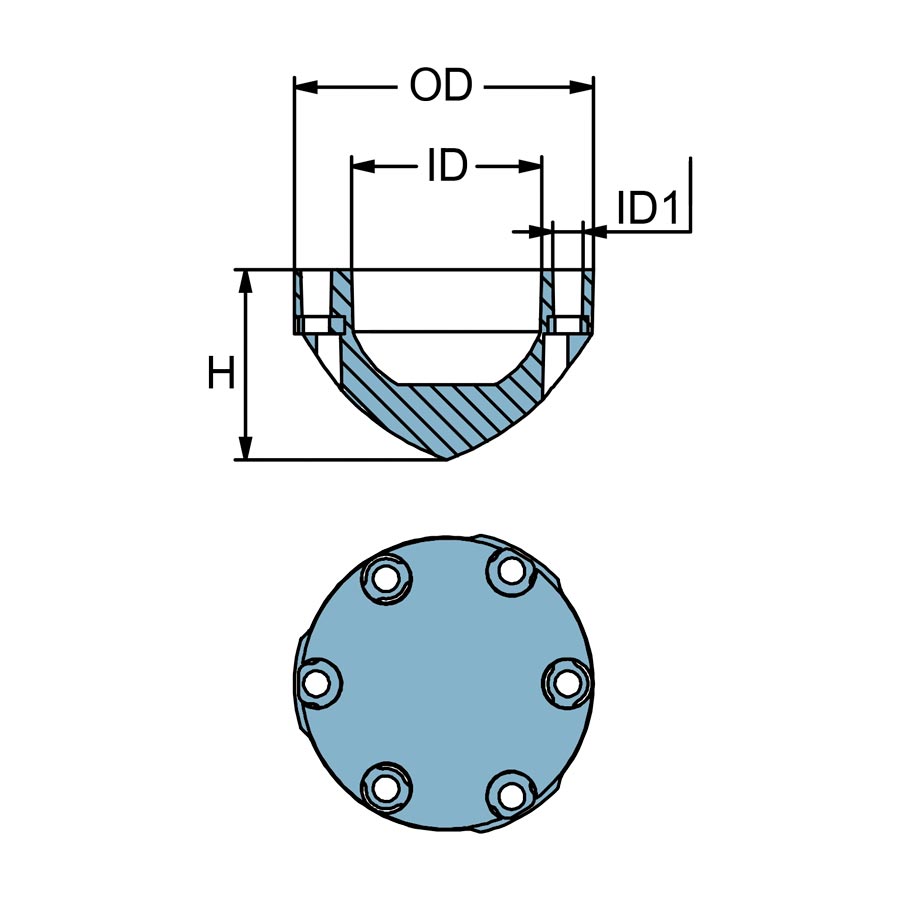 Martyr Anodes CMMP63RZ Max Prop 63 M Propeller Anode Set - image 2