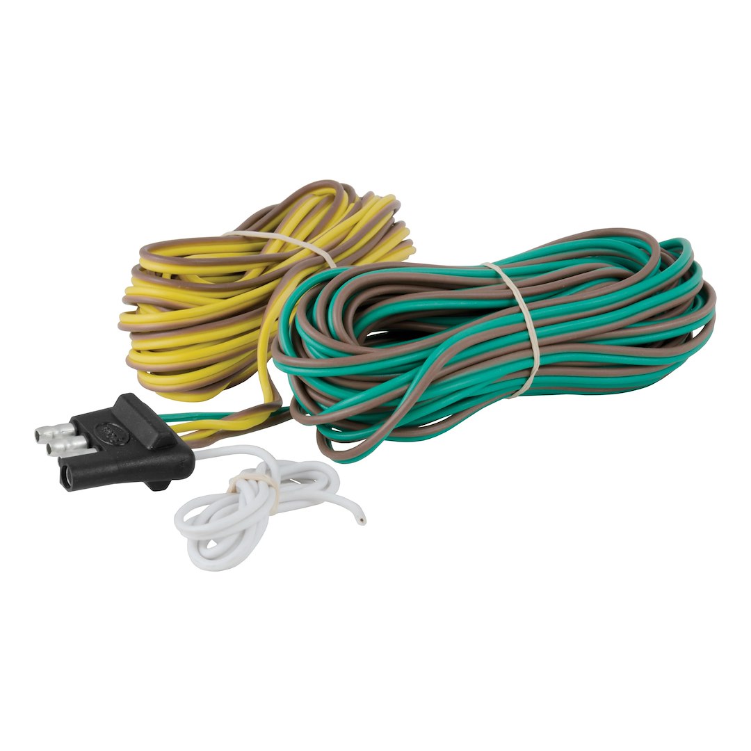 CURT 57220 4-Way Flat Trailer Wiring Connector - 20-ft Wires
