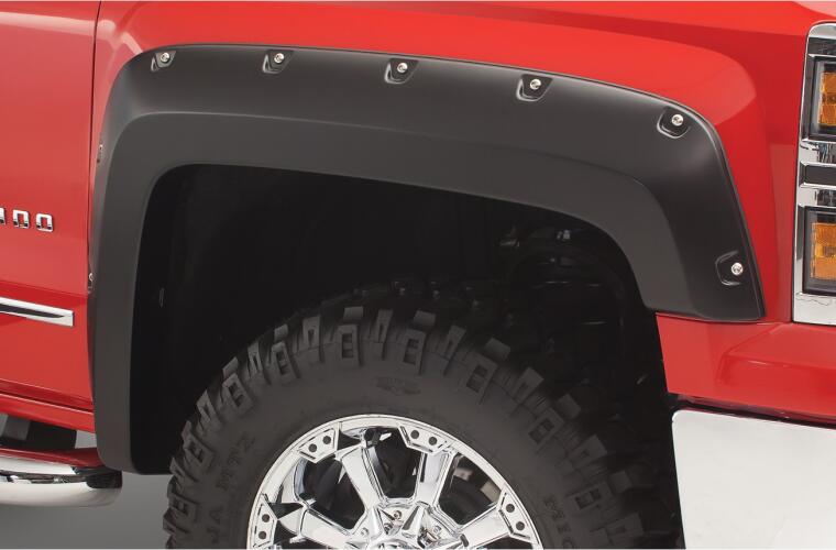 Bushwacker 40119-02 Silverado Pocket Style Front Flare Set