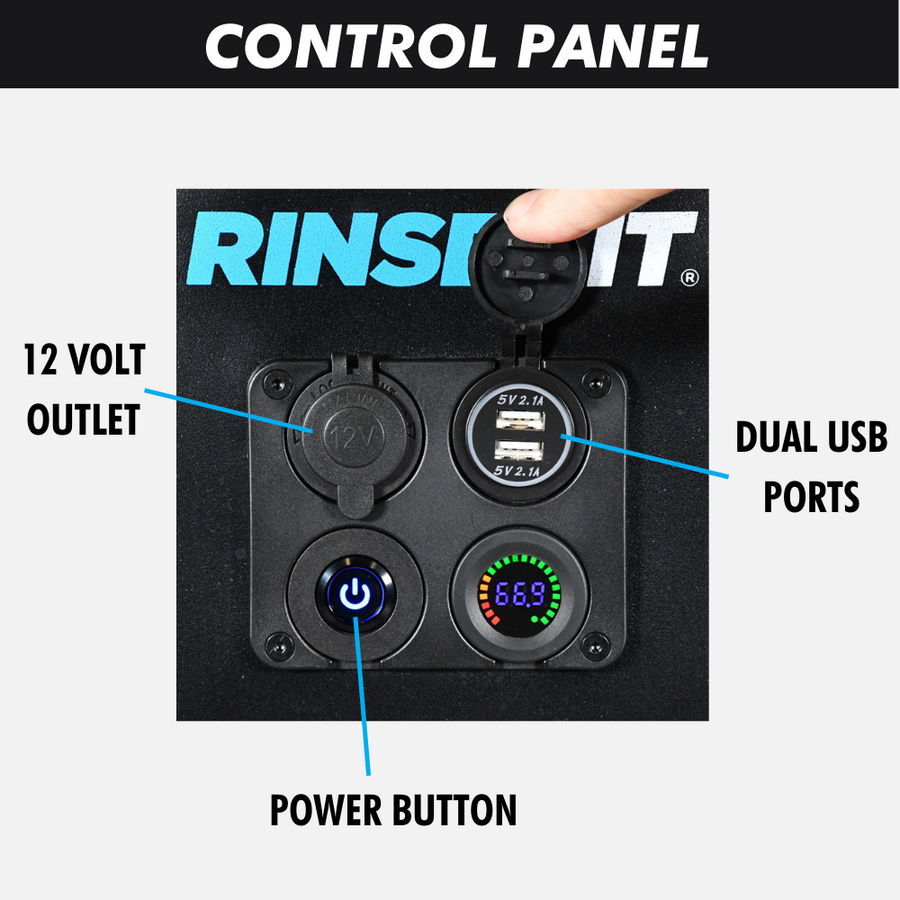 RinseKit 857007006357 Cube Portable Camp Shower