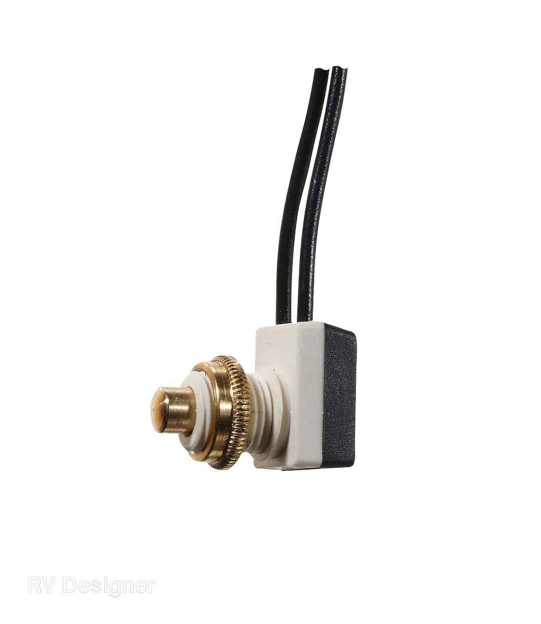 RV Designer S751 10A Interior-Light Push Button with Wiring