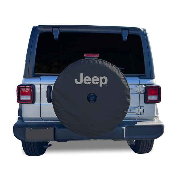 Covercraft STW1103BK Jeep-Logo Camera-Opening Spare-Tire Cover