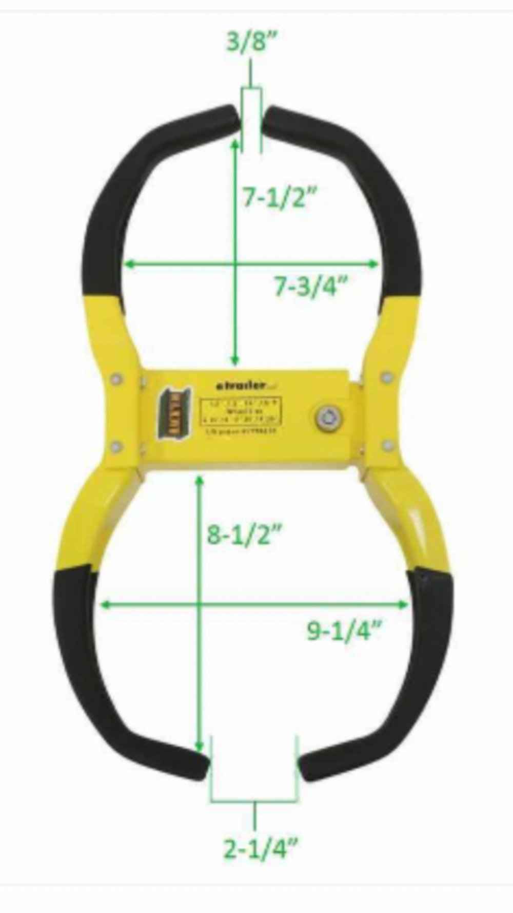 Rack-Em Trailer Wheel Locking Boot – RA-25