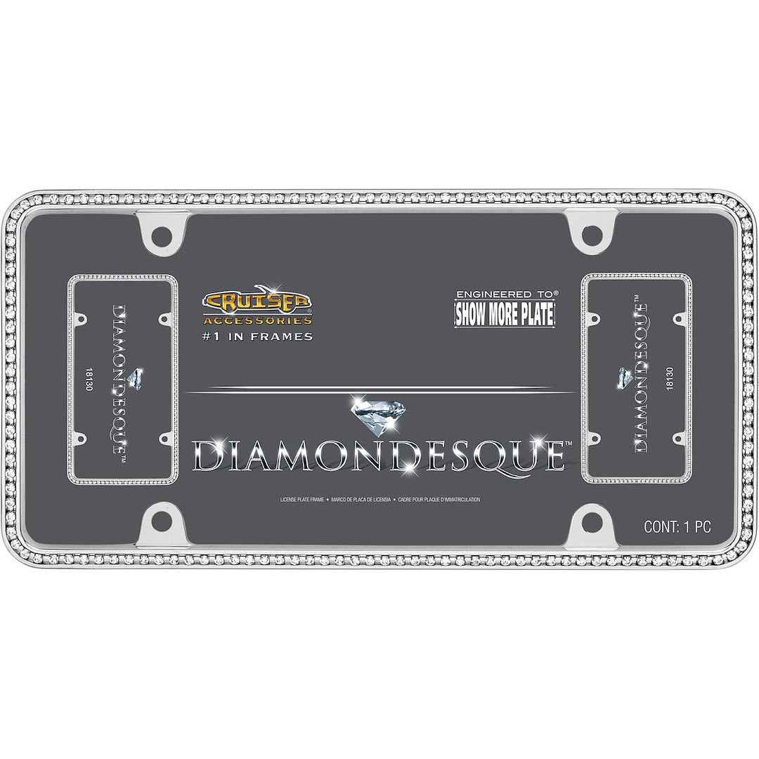 Cruiser License Plate Frame - Diamondesque, Automotive β 18130
