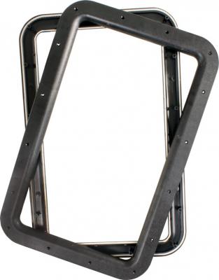 JR Products Entry Door Window Frame - Black – 11021