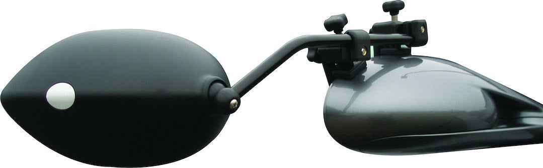 Milenco America Towing Mirror Pair - Oval, Black – MIL-2899