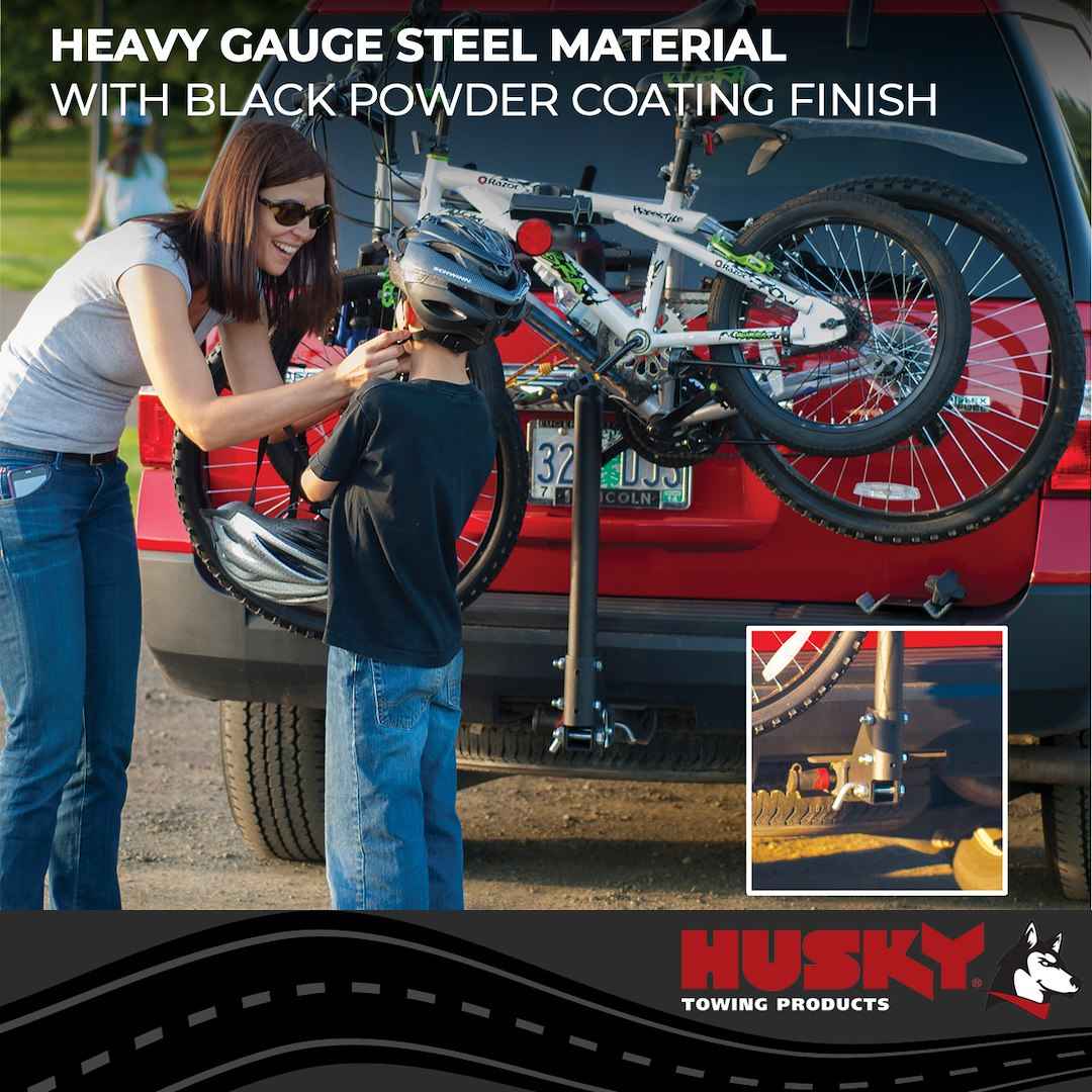 Husky Towing Hitch Bike Rack - 2 Bikes, 60 lb – 81146