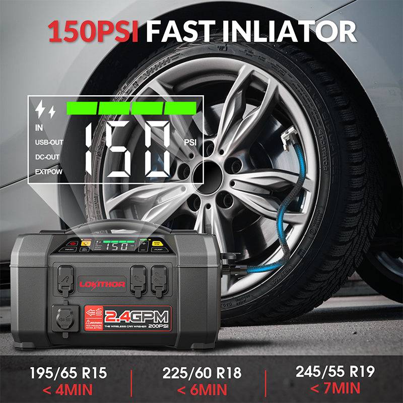 Lokithor AW401 Five-Function Jump Starter and Inflator