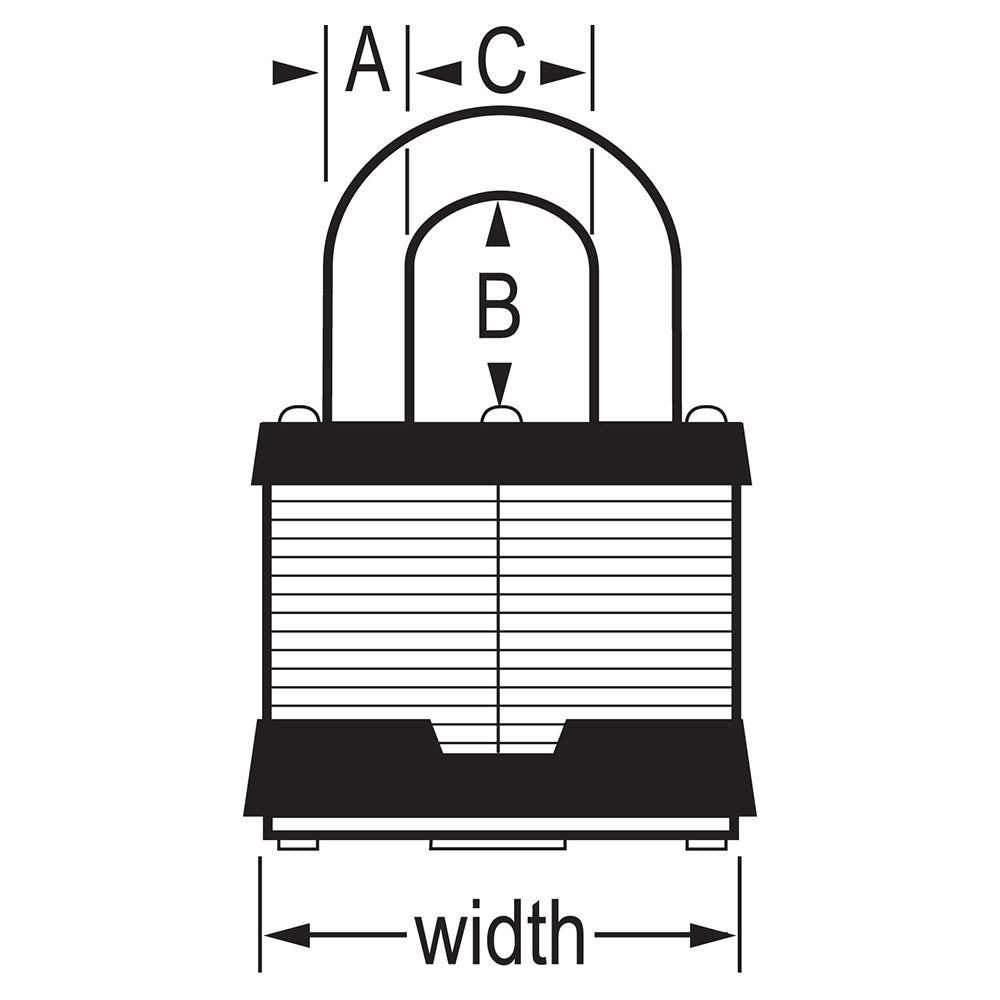 Master Lock 5KA Industrial Keyed-Alike Padlock