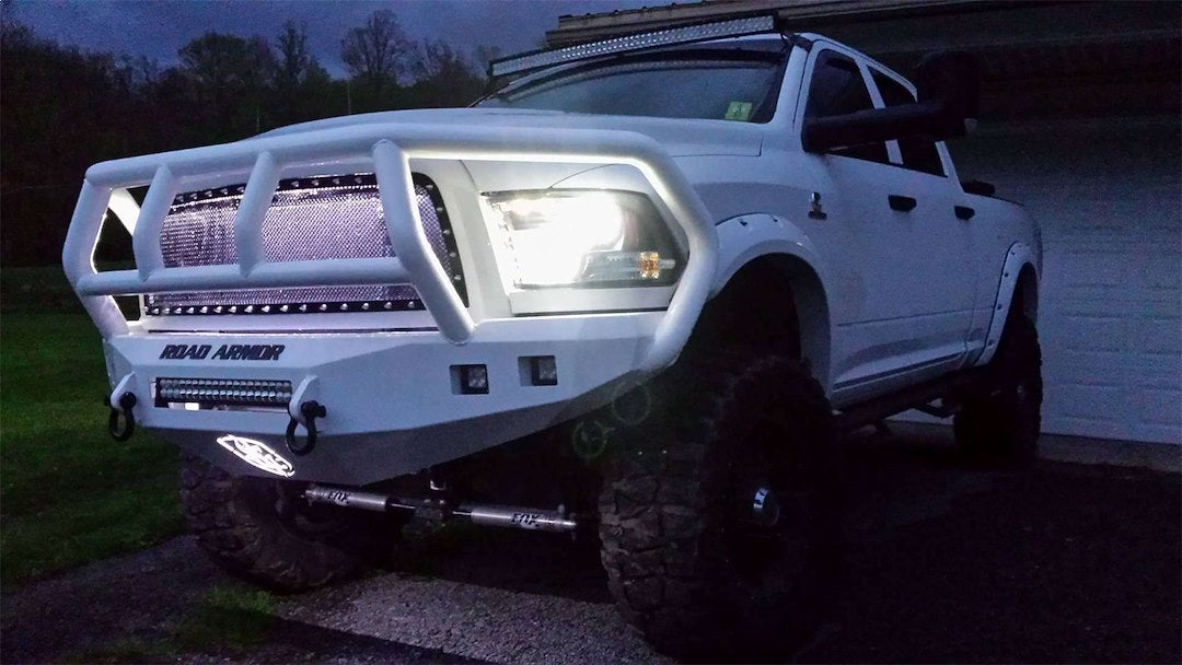 Road Armor 408R2B-NW Stealth Titan II Front Bumper Assembly