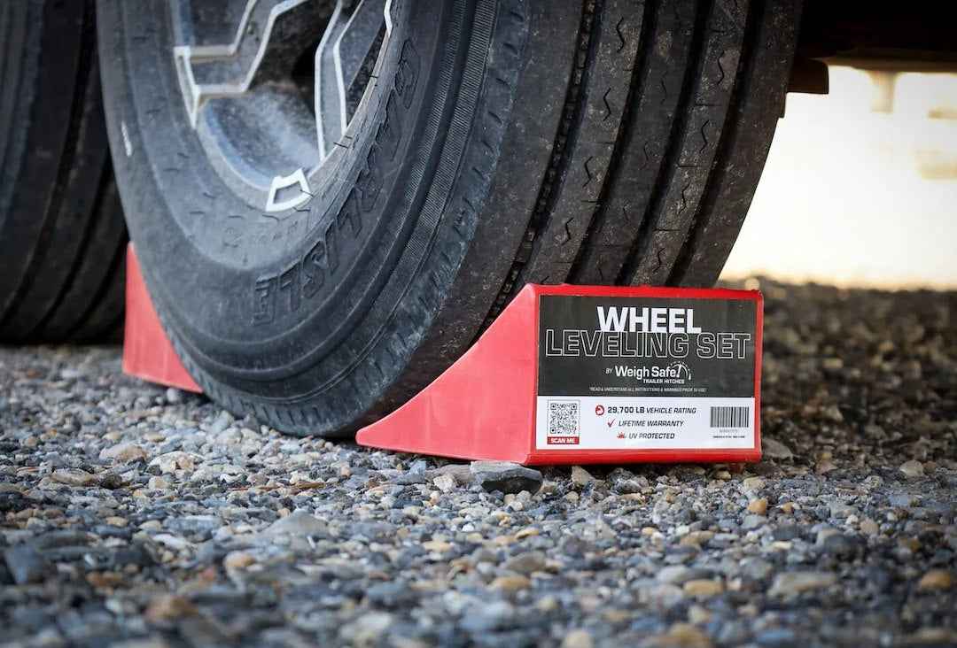 Weigh Safe Orange Trailer Wheel Chocks - Set of 2 – WS-WCS