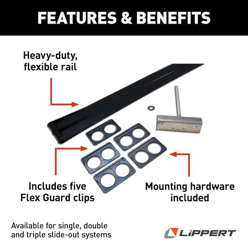 Lippert Components 1346281 Flexguard Slide Out Wiring Guard Kit, Plumbing & Hose – image 2