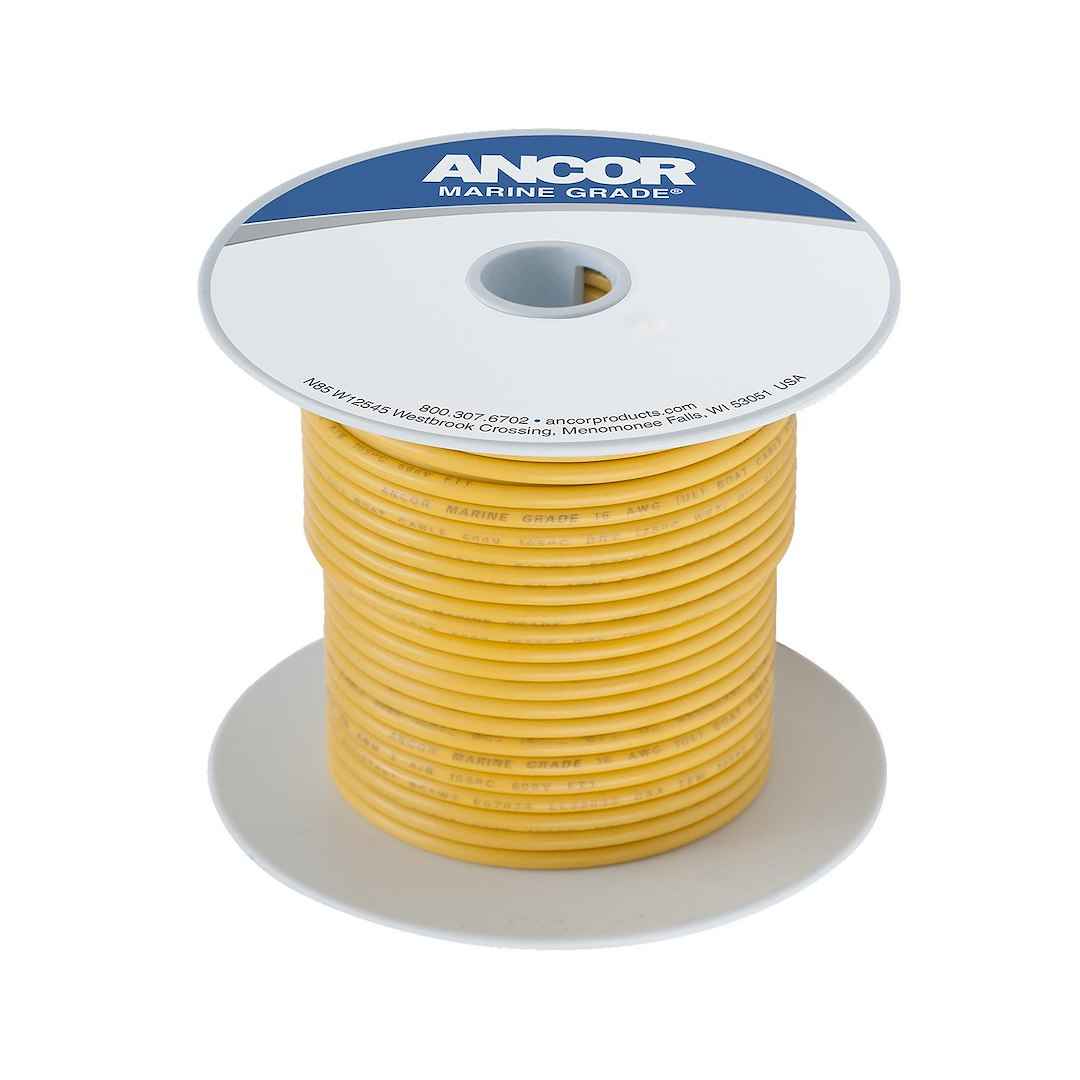 Ancor 111950 Marine Grade Primary Wire - 8 Gauge, Yellow, 500 ft