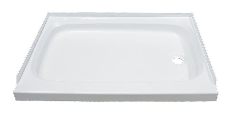 Lippert Components 210371 Lippert Better Bath 24" x 32" RV Shower Pan, Right-Hand Drain – image 1