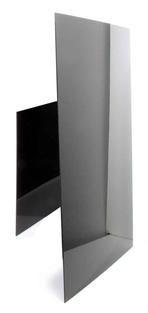 Norcold 623867 DE0061 RV Refrigerator Door Panels, Upper & Lower Black Acrylic – image 1
