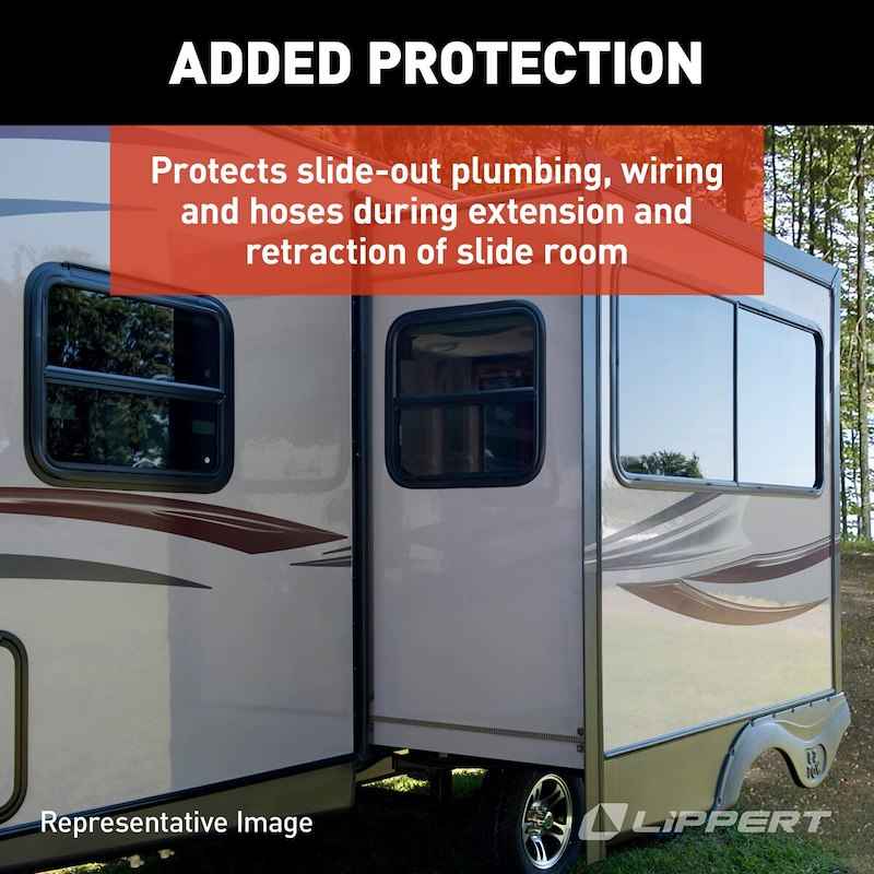 Lippert Components 1346281 Flexguard Slide Out Wiring Guard Kit, Plumbing & Hose – image 4