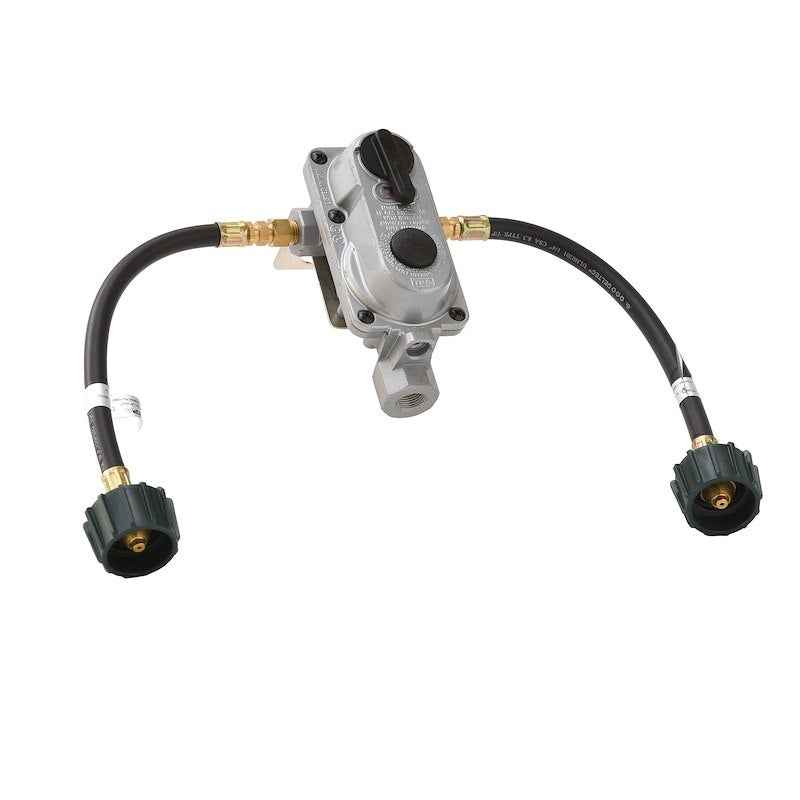 Flame King KT12ACR6 RV Auto Changeover Propane Regulator Kit, 2-Stage – image 1