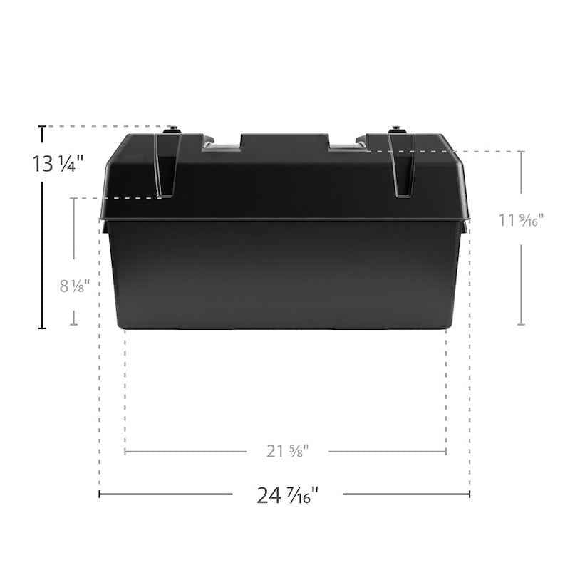 Camco 55374 Dual Battery Box For GC2 Or Group 24 Batteries Polypropylene, Camco – image 13