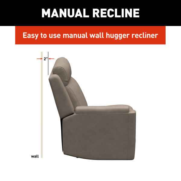 Lippert Components 2024044095 Thomas Payne Right-Hand Recliner, Driftwood – image 6