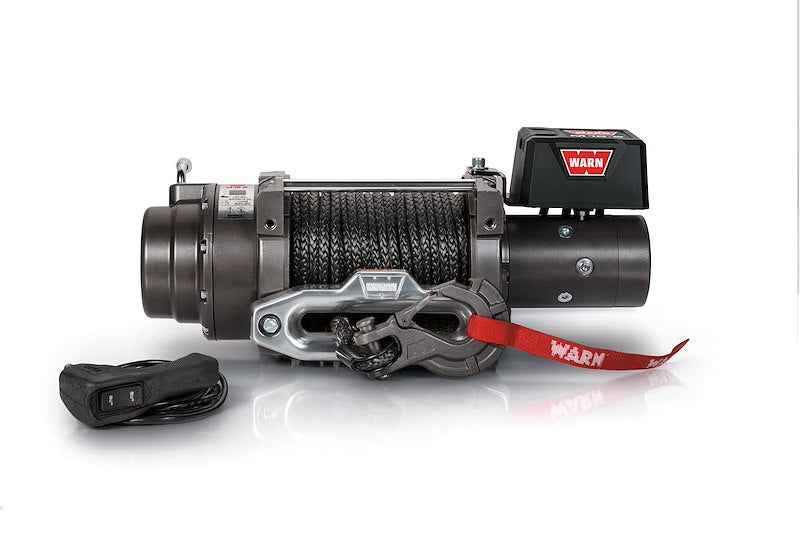 Warn 97720 M12-S 12V Electric Recovery Winch with Spydura – image 1