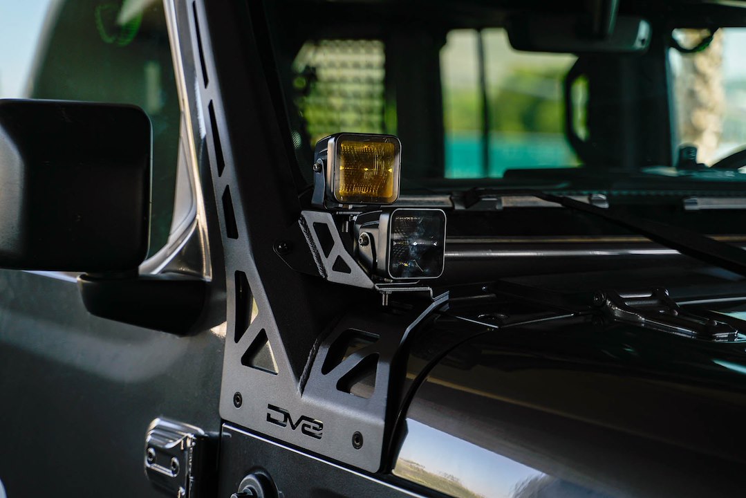 DV8 Offroad LBJL-11 Dual-Pod A-Pillar Brackets