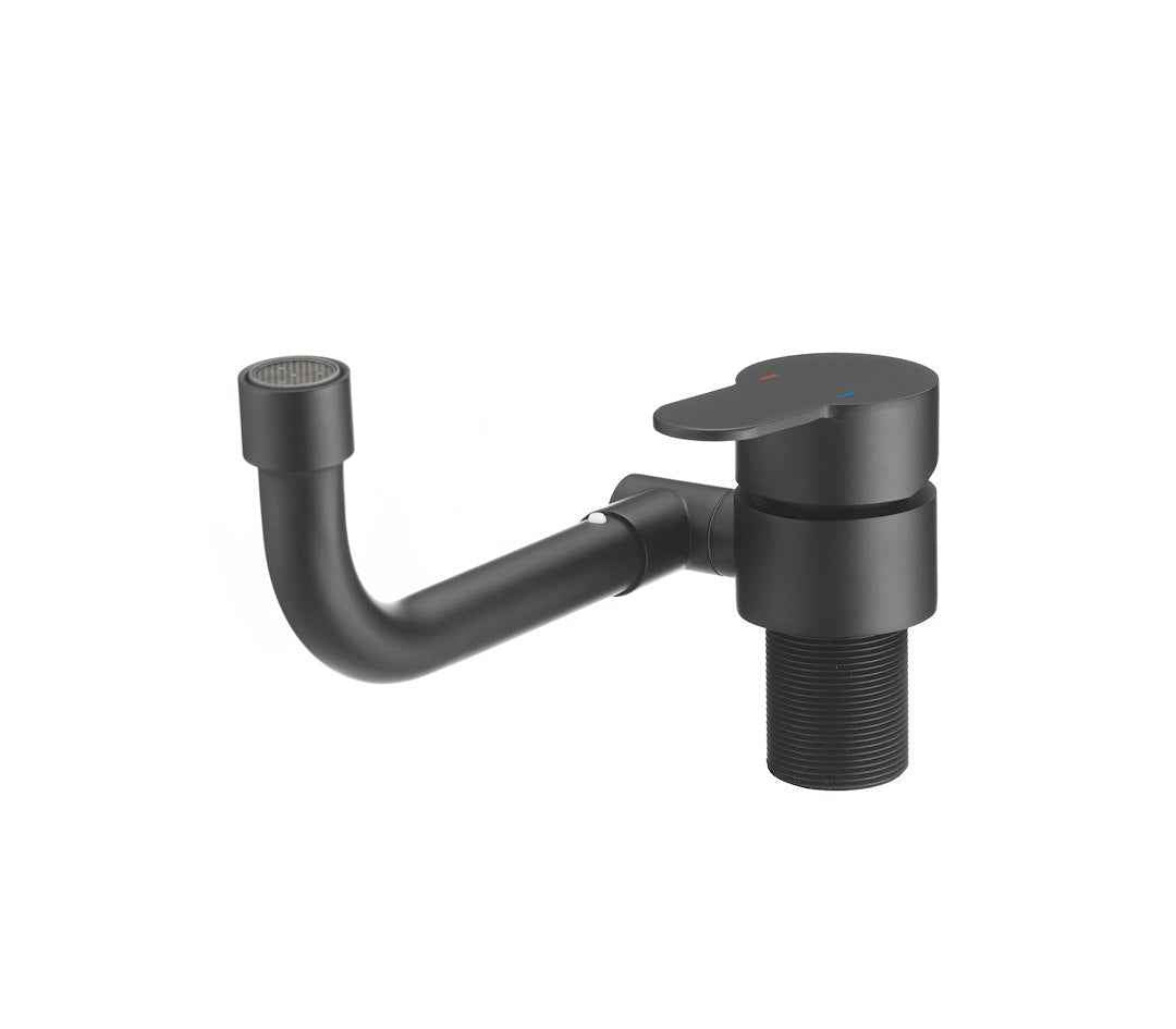 Dura Faucet Angular Kitchen Faucet - Matte Black – DF-MK510H-MB