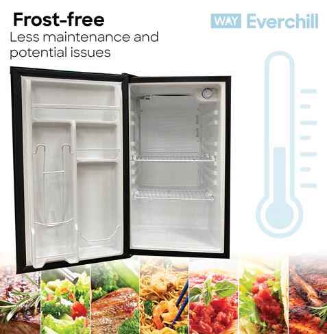 Furrion BC-90LHH Everchill 3.2 Cu Ft Single Compartment RV Refrigerator, 110V, Left Swing – image 5