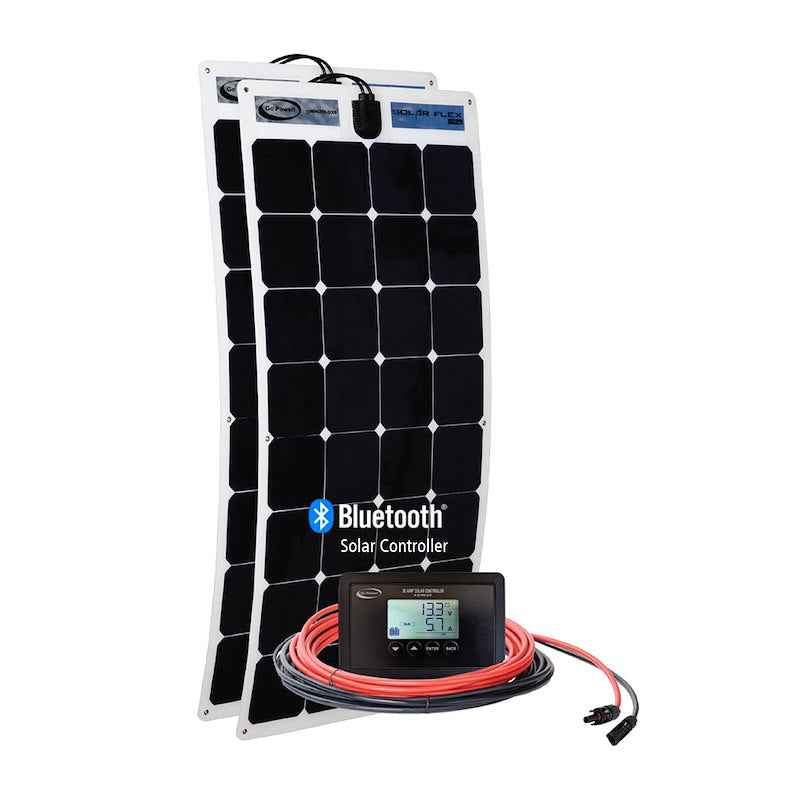 Go Power GP-FLEX-220 Solar Flex 220W Kit , Flexible Monocrystalline Panel – image 1