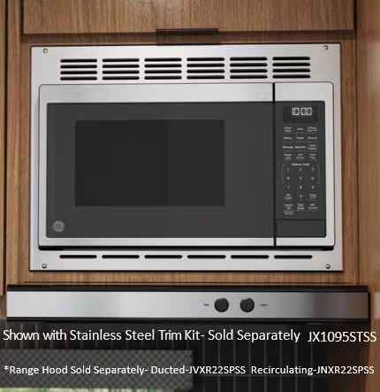 GE Appliances JX1095STSS Microwave Trim Kit, For JEB1095STSS / 0.9 Cu. Ft. – image 2