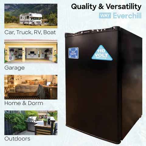 Furrion BC-90LHH Everchill 3.2 Cu Ft Single Compartment RV Refrigerator, 110V, Left Swing – image 6