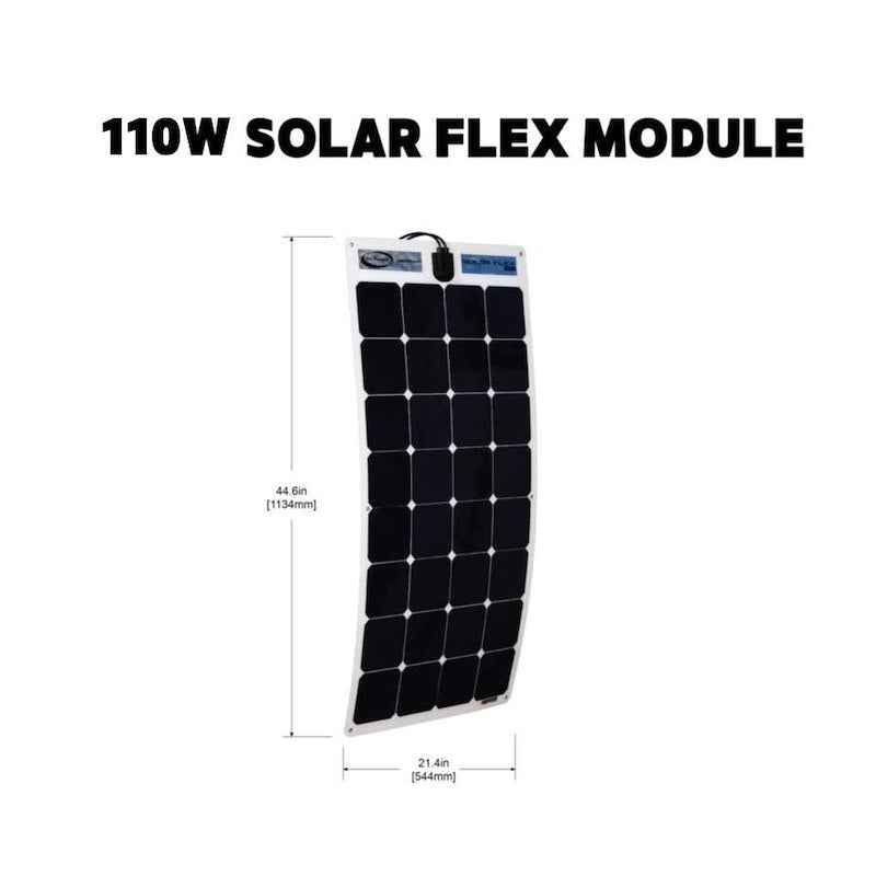 Go Power GP-FLEX-220 Solar Flex 220W Kit , Flexible Monocrystalline Panel – image 2
