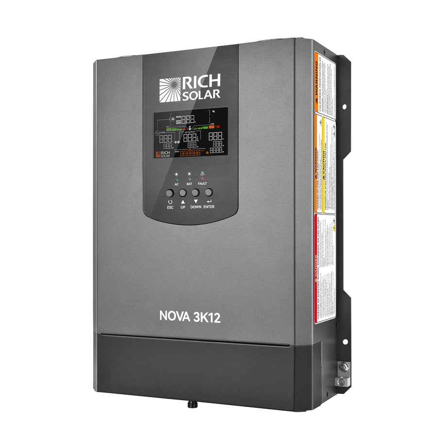 Rich Solar 3000W Power Inverter - 10 to 17V DC – RS-V3P12TS