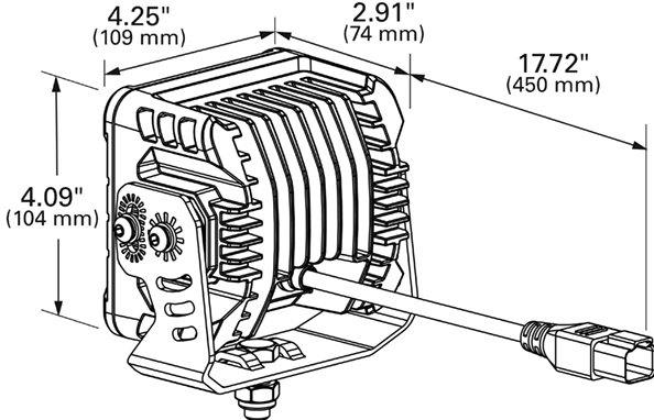 Grote Industries Bz231-5 BriteZone Work-Area Lamp
