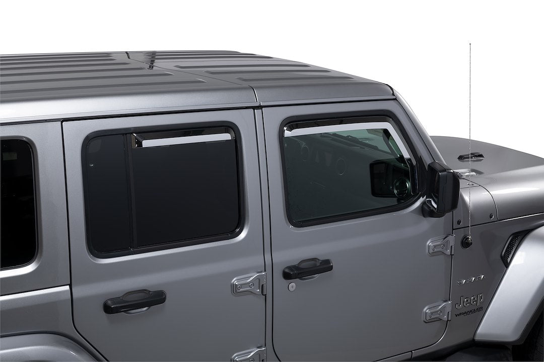 Putco 480220 Element Chrome Window Rain Guards